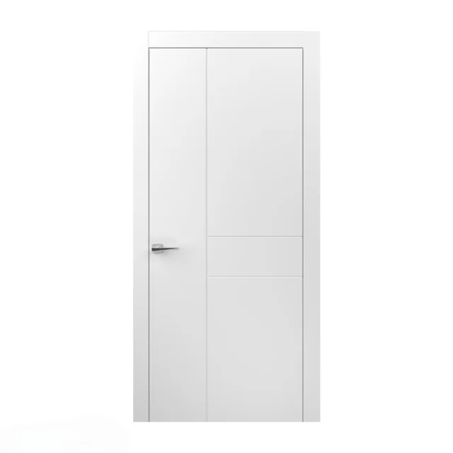 درب اتاق و سرویس طرح CNC سفید کد 20871