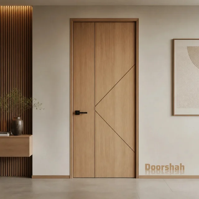 درب سمی‌فریملس (SEMELEVEL) با خطوط هندسی مینیمال بدون قاب کد 30340