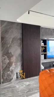 درب ریلی روکار با ریل مخفی | درب ریلی MAGIC DOOR ترمو کد R206
